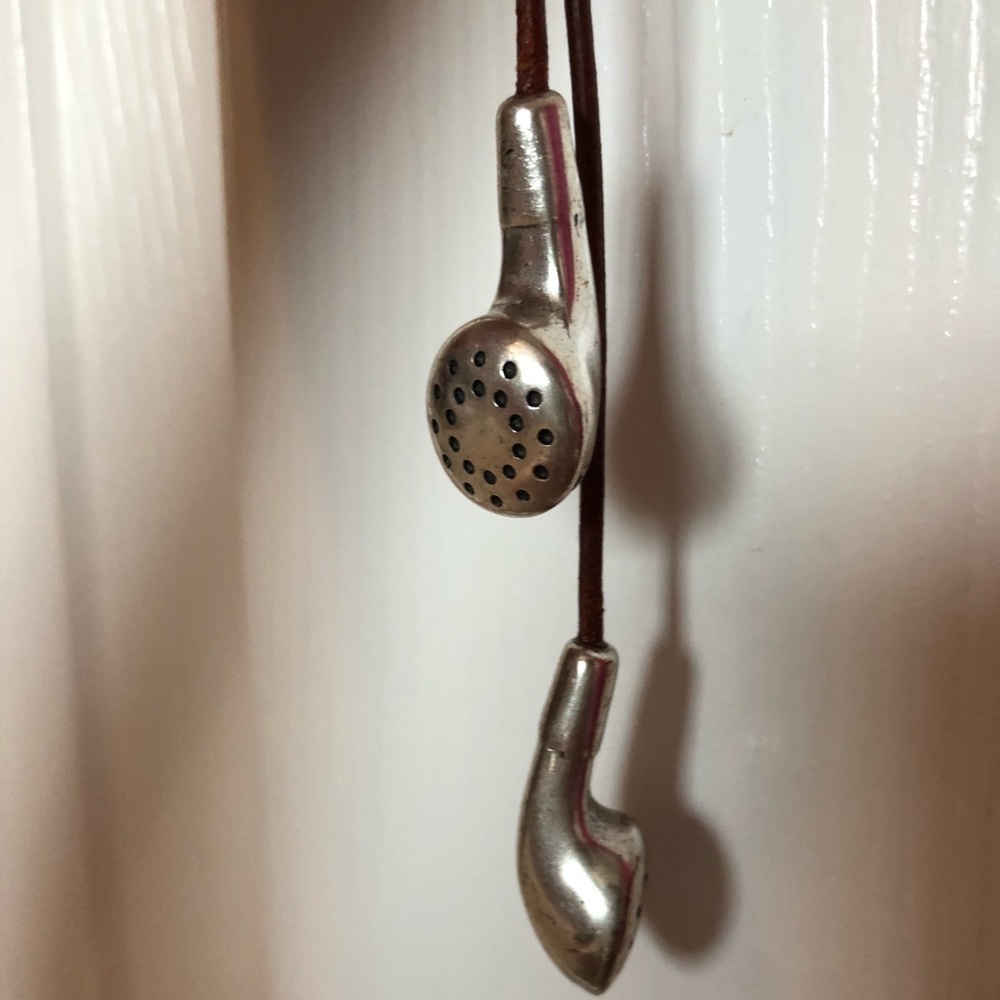 Metal Earphone Necklace by Lucky Brand